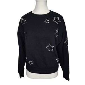 Reflex Black Star Sweatshirt Size Large